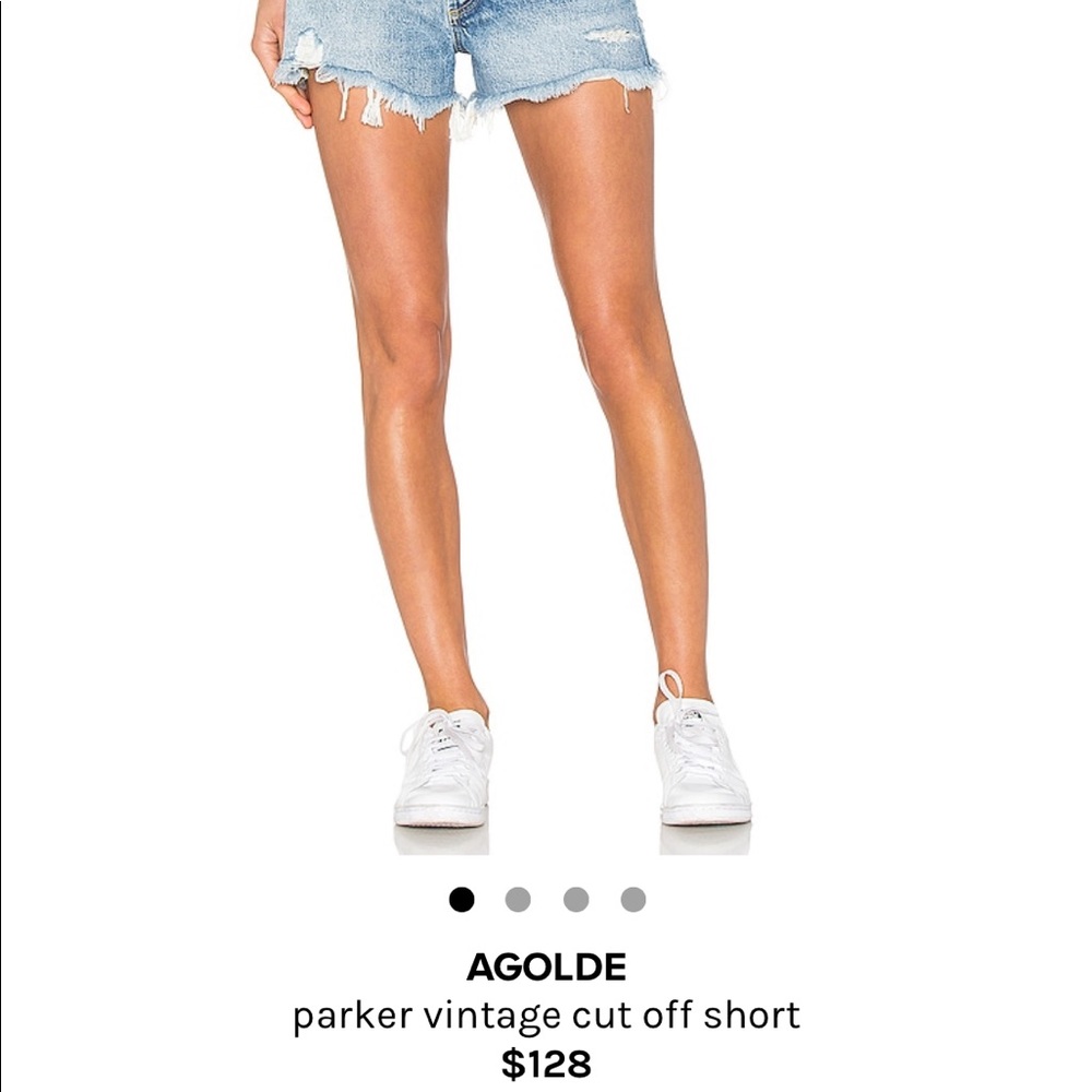 Agolde Parker Cut Off Shorts